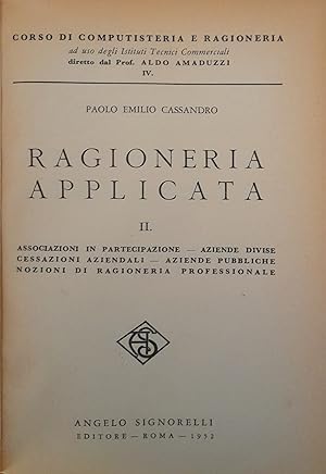 Ragioneria applicata (vol.II)