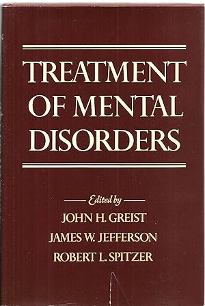 Seller image for Treatment of Mental Disorders for sale by Sabra Books