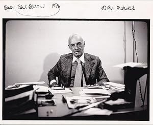 Original photograph of Saul Bellow, 1976