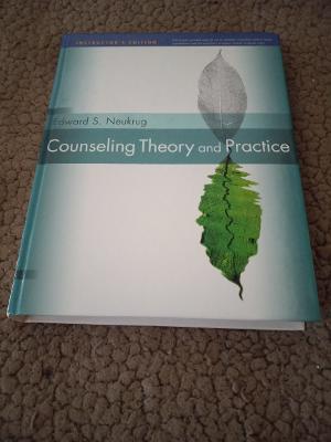 Immagine del venditore per Counseling Theory and Practice Instructor's 1st Edition venduto da Text4less