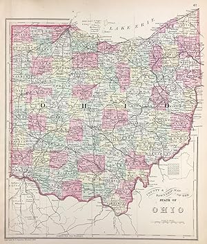 Seller image for County & Township Map of the State of Ohio for sale by Kaaterskill Books, ABAA/ILAB