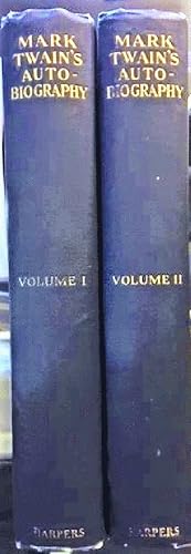 Image du vendeur pour Mark Twain's Auto-Biography: Two Volume Set. mis en vente par Alplaus Books