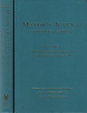 Bild des Verkufers fr Mayor's Juvenal "Thirteen Satires". Volume 1: Introduction, Complete Text, and Commentary on Satires I-VII. Volume 2: Commentary on Satires VIII-XVI. Two Volume Slipcased Set. With new introduction and bibliography by John Henderson. zum Verkauf von Fundus-Online GbR Borkert Schwarz Zerfa