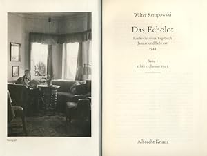 Bild des Verkufers fr Das Echolot. Ein kollektives Tagebuch Januar und Februar 1943. 4 Bnde. zum Verkauf von Fundus-Online GbR Borkert Schwarz Zerfa