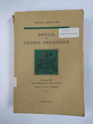 Seller image for PRCIS DE CHIMIE ORGANIQUE. for sale by TraperaDeKlaus