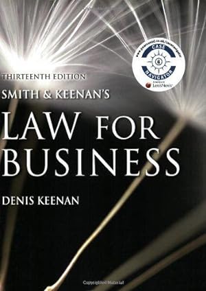 Bild des Verkufers fr Smith and Keenan's Law for Business zum Verkauf von WeBuyBooks