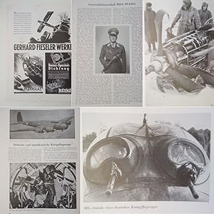 Seller image for Deutsche Luftwacht Ausgabe Luftwissen. Mit Mitteilungen der Deutschen Akademie fr Luftfahrtforschung und der Lilienthal-Gesellschaft fr Luftfahrtforschung. Herausgegeben unter Mitwirkung des Reichsluftfahrtministerium Band 9 Nr. 4 April 1942 * 30 Jahre D e u t s c h e V e r s u c h s a n s t a l t f  r L u f t f a h r t for sale by Galerie fr gegenstndliche Kunst