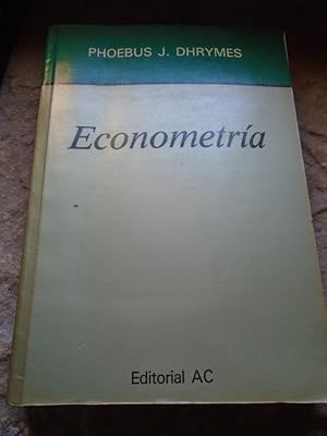 Seller image for Econometra for sale by Carmichael Alonso Libros