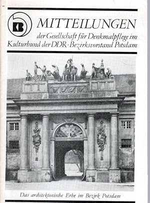 Seller image for Das architektonische Erbe im Bezirk Potsdam : Versuch einer Darstellung und Wertung for sale by Antiquariat Jterbook, Inh. H. Schulze