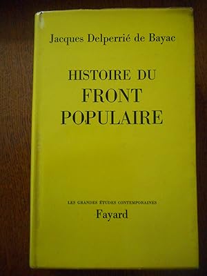 Image du vendeur pour Histoire du Front Populaire mis en vente par Frederic Delbos