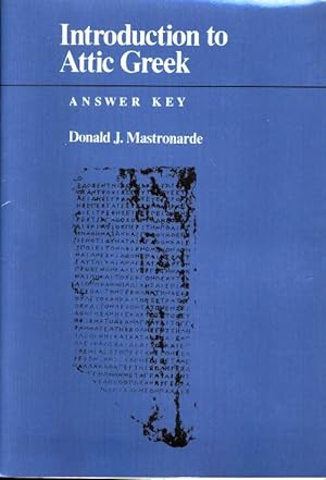 Introduction to attic greek - Donald J. Mastronarde