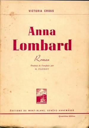 Imagen del vendedor de Anna Lombard - Victoria Cross a la venta por Book Hmisphres