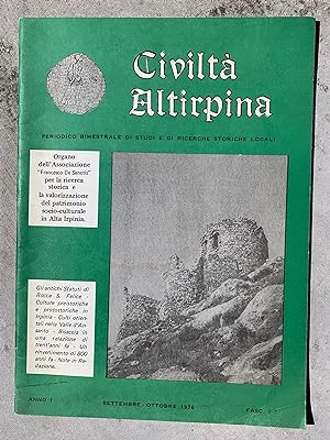Civiltà Altirpina. Periodico bimestrale di Studi e Ricerche storiche locali. Anno I Settembre - O...