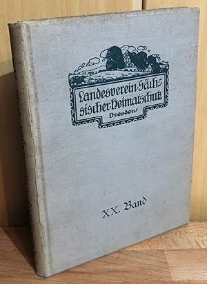 Mitteilungen des Landesvereins Sächsischer Heimatschutz 1931 XX. Band, Heft 1/2-5/8