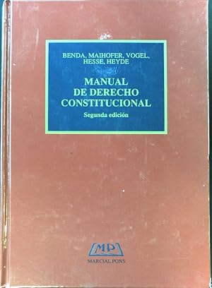 Bild des Verkufers fr Manual de Derecho Constitucional. zum Verkauf von books4less (Versandantiquariat Petra Gros GmbH & Co. KG)