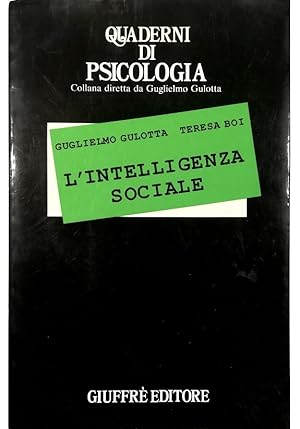 Immagine del venditore per L'intelligenza sociale venduto da Libreria Tara