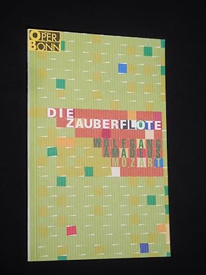 Seller image for Programmbuch Oper Bonn 2001/02. DIE ZAUBERFLTE von Schikaneder, Mozart (Musik). Musikal. Ltg.: Christoph Knig, Insz./ Bhne/ Kostme: Jrgen Rose. Mit Hans-Georg Moser, Patrick Henckens, Sigrun Palmadottir, Annette Dasch, Anja Vincken, Ingrid Bartz, Brigitte Jung, Axel Mendrok, Hartmut Nasdala for sale by Fast alles Theater! Antiquariat fr die darstellenden Knste