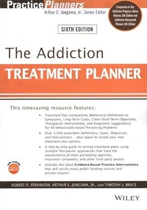 Imagen del vendedor de Addiction Treatment Planner a la venta por GreatBookPricesUK