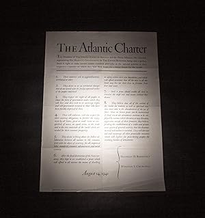 Imagen del vendedor de The Atlantic Charter; Office of War Information Poster No. 50 a la venta por The First Edition Rare Books, LLC