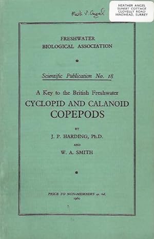 A Key to the British Freshwater Cyclopid and Calanoid Copepods with ecological notes