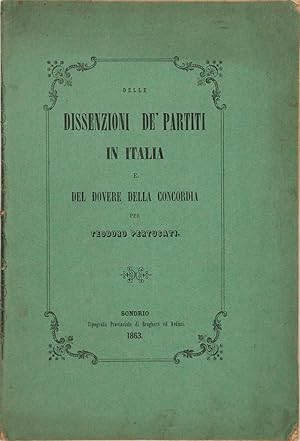 Delle dissenzioni de' partiti in Italia e del dovere della concordia