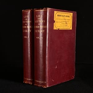 Image du vendeur pour Life and Letters of Thomas Henry Huxley mis en vente par Rooke Books PBFA