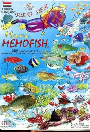Image du vendeur pour Maxi memofish 266 espces de la Mer Rouge poissons, dauphins, tortues, coraux, invertbrs mis en vente par Le-Livre