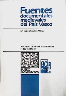 Seller image for Archivo General de Navarra (1322-1349) II for sale by Almacen de los Libros Olvidados