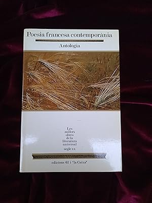 Immagine del venditore per Poesia francesa contempornia. Antologia venduto da Llibreria Fnix