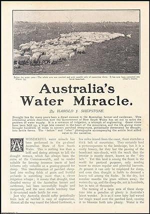 Seller image for Drought. New South Wales, Australia's Water Miracle. An uncommon original article from the Wide World Magazine, 1916. for sale by Cosmo Books