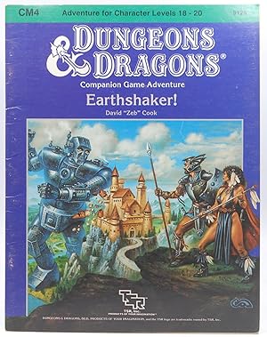 Immagine del venditore per D&D CM4 Earthshaker! G+ venduto da Chris Korczak, Bookseller, IOBA