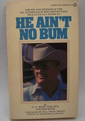 Imagen del vendedor de He Ain't No Bum a la venta por Easy Chair Books