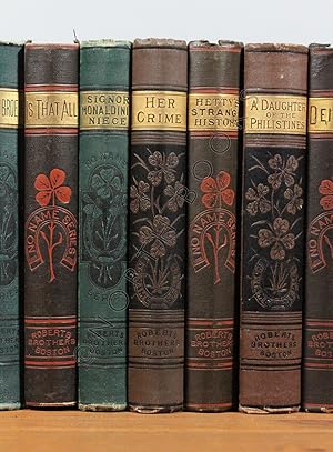 Seller image for 26 Volumes of the "No Name" Series, including "A Masque of Poets" and "A Modern Mephistopheles" for sale by North Books: Used & Rare