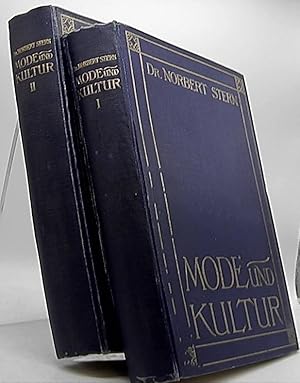 Imagen del vendedor de Mode und Kultur erster und zweiter Band. Bd. 1.: Psychologisch-sthetischer Teil, Bd. 2.: Wirtschaftlich-Politischer Teil a la venta por Antiquariat Unterberger