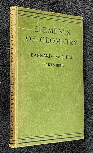 Elements of Geometry: Parts III-IV.