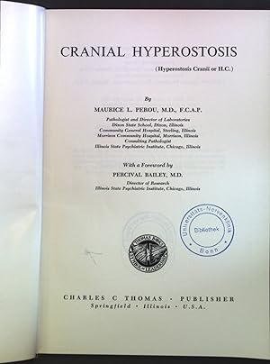 Seller image for Cranial Hyperostosis (Hyperostosis Cranii or H.C.) for sale by books4less (Versandantiquariat Petra Gros GmbH & Co. KG)