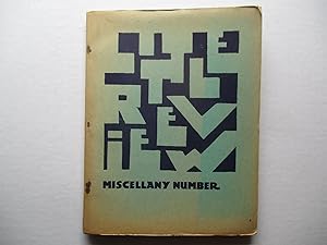 The Little Review Winter 1922 Miscellany Number Quarterly Review of Art and Letters