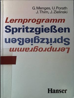 Imagen del vendedor de Lernprogramm Spritzgiessen. a la venta por books4less (Versandantiquariat Petra Gros GmbH & Co. KG)