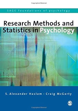 Seller image for Research Methods and Statistics in Psychology (Sage Foundations of Psychology Series) for sale by Modernes Antiquariat an der Kyll