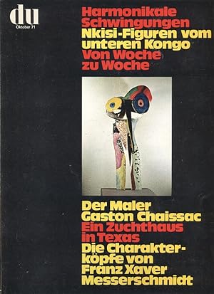 Du - Kulturelle Monatsschrift 31. Jahrgang, Oktober 1971