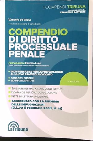 Seller image for Compendio di diritto processuale penale for sale by Librodifaccia