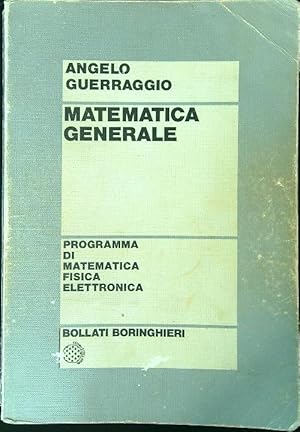 Bild des Verkufers fr Matematica generale zum Verkauf von Librodifaccia