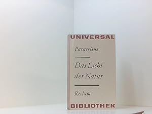 Bild des Verkufers fr Das Licht der Natur. Philosophische Schriften (Reclams's UB, 534) zum Verkauf von Book Broker