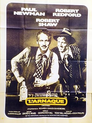 "L'ARNAQUE (THE STING)" Réalisé par George Roy HILL en 1973 avec Paul NEWMAN, Robert REDFORD / Af...