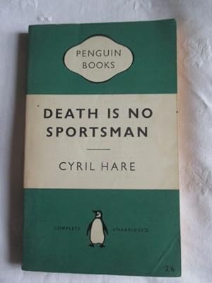 Seller image for Death is no Sportsman for sale by MacKellar Art &  Books
