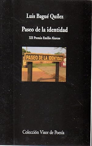 Imagen del vendedor de PASEO DE LA IDENTIDAD. XII PREMIO EMILIO ALARCOS a la venta por ALEJANDRIA SEVILLA