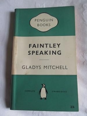 Seller image for Faintley Speaking for sale by MacKellar Art &  Books