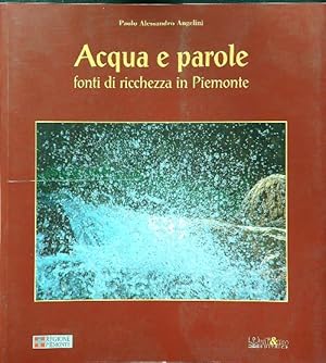 Bild des Verkufers fr Acqua e parole. Fonti di ricchezza in Piemonte zum Verkauf von Librodifaccia