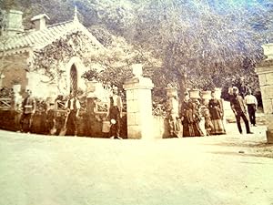 St Helena c1900. Large 18 x 26 cm Sepia photograph of a military residence?