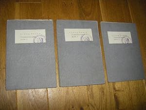 Lineg Moers. Übersichtskarte Blatt 1 - 3. Zweiter Teilentwurf zum Bauplan 1910 (3 Meßtischblätter...